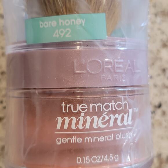 1 L'Oréal Paris True Match Bare Honey 492 Gentle Mineral Powder Blush✨️NEW✨️ - Picture 5 of 6